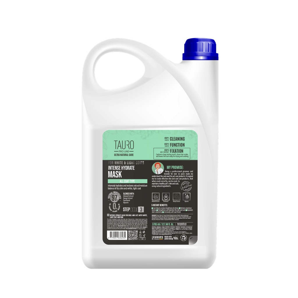 [1053051] TAURO PRO LINE UN Stap3 White Intense Hydrate Mask 3,8L