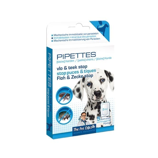 The Pet Doctor Pipetten Vlo en Teek Stop voor Honden