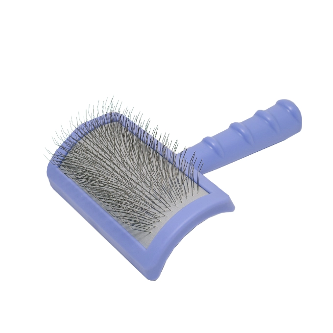 Tauro Pro Line SLICKER Brush plastic teeth 20 mm, thin,purple 63479