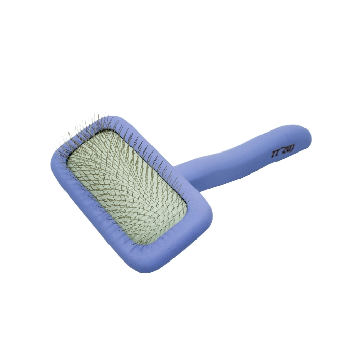 TPL SLICKER Brush wood Small 9x5 -11mm pins ,purple 63546