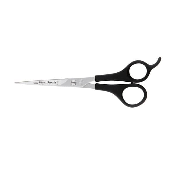 Witte- Silver Touch 15 cm. voetenschaar met pinksteun