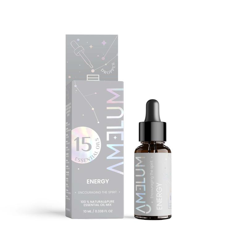 Amelum Energy essential oil, mixture with dropper 10 ml