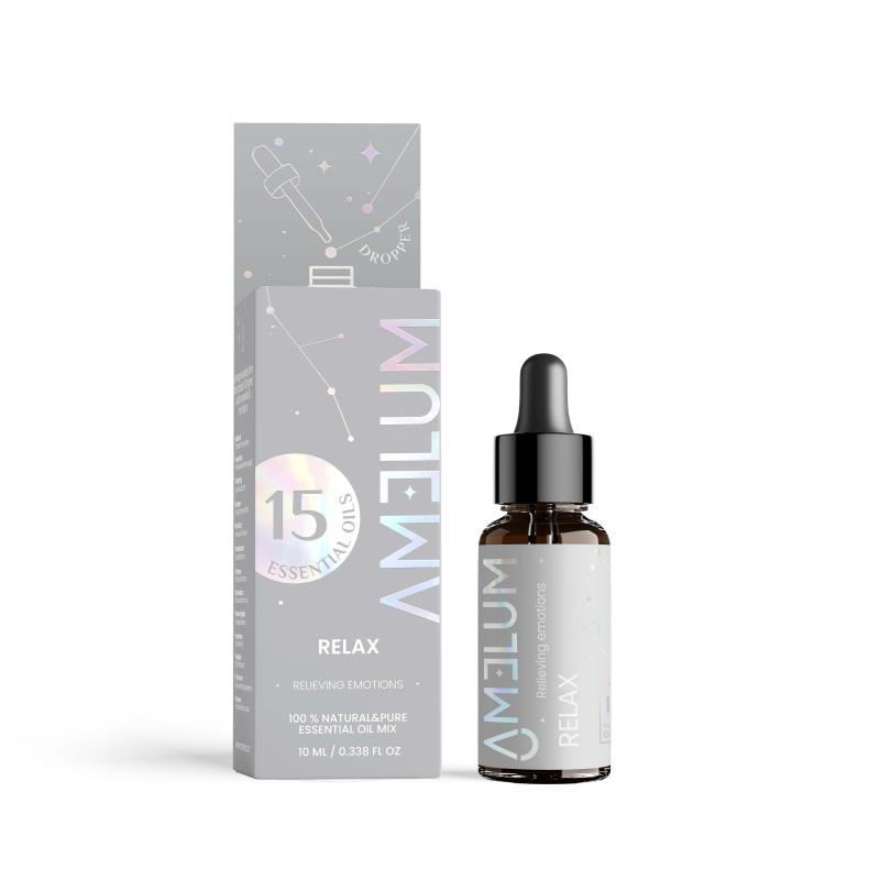 [1350461] Amelum Relax essential oil, mixture with dropper 10 ml