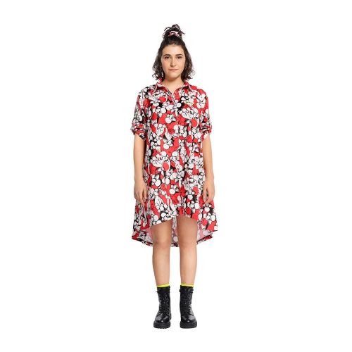 [1320848] ARTERO Shirtdress Tokyo Abstract (XS)