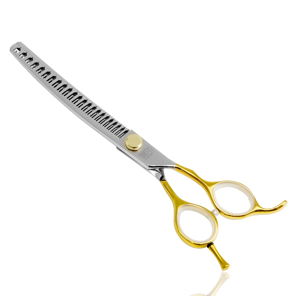 [1540695] TAURO PRO LINE Chunker Curved  18cm (7") 23T  Golden Handles