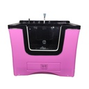 TAURO PRO LINE OZON Bad  B120 cm x D73 x H95 Pink/Black