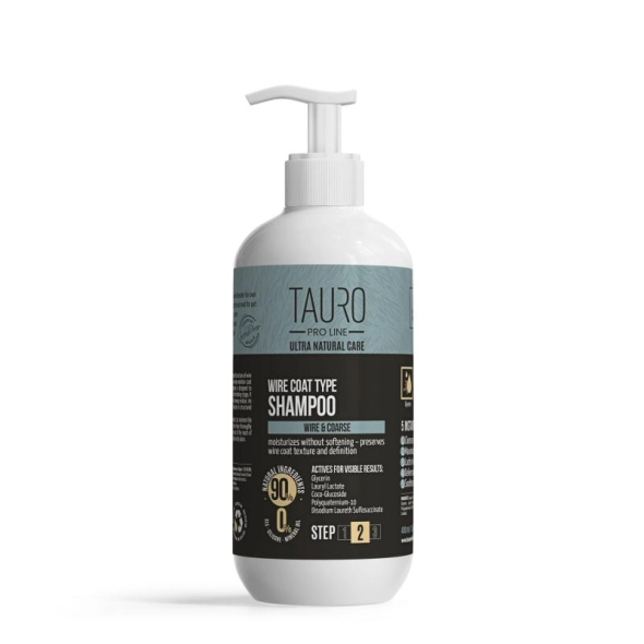 [1054060] TAURO PRO LINE Wire Coat Shampoo dogs and cats (400 ml)