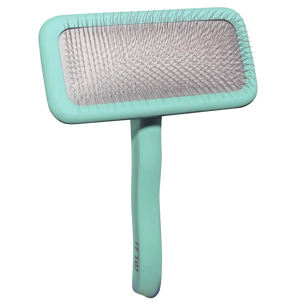 Tauro Pro Line SLICKER Brush wood Large,12 x 17,8 -11mm pins Mint 53549