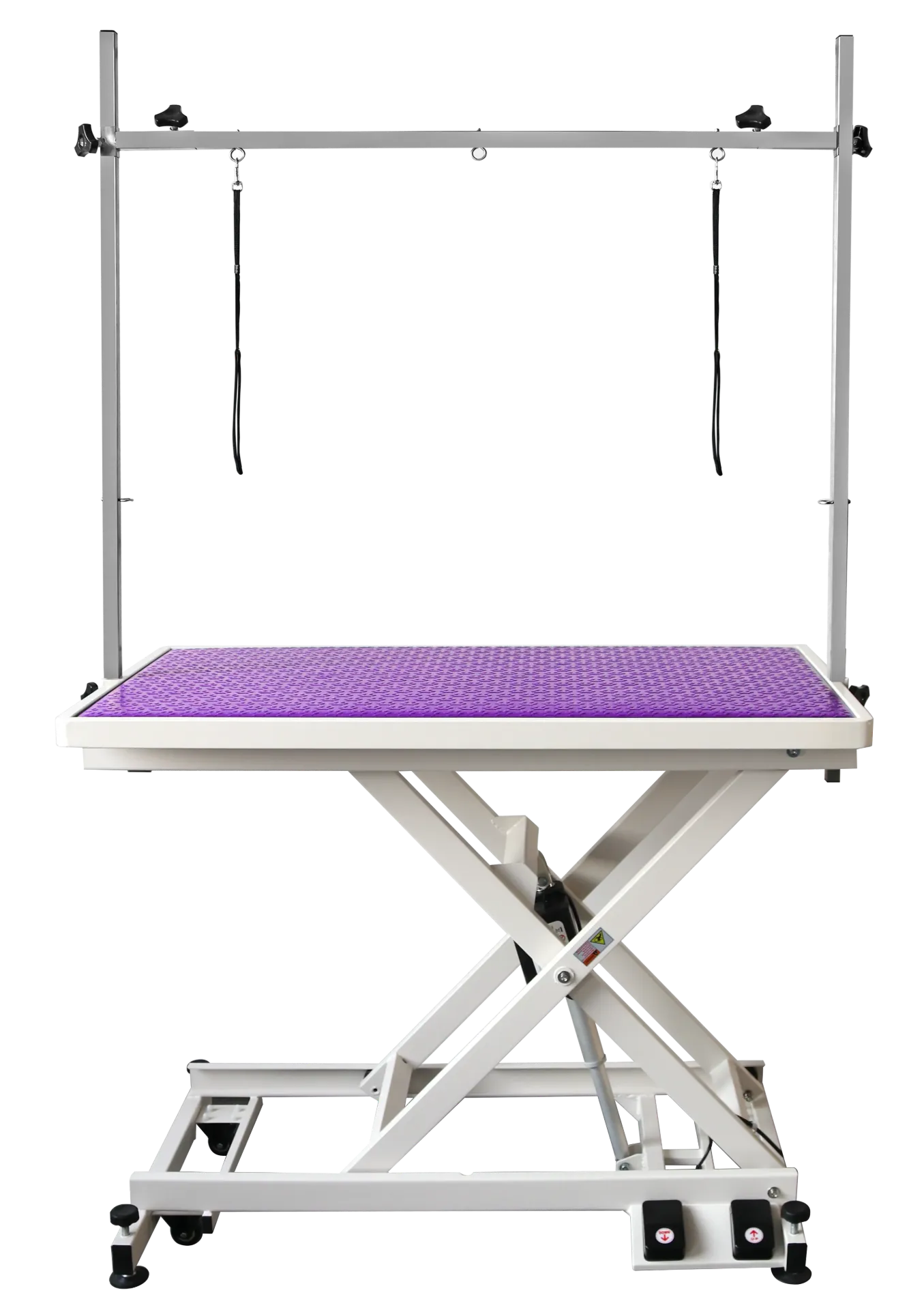 Elektrische trimtafel 119 x 66 Silicone top Purple