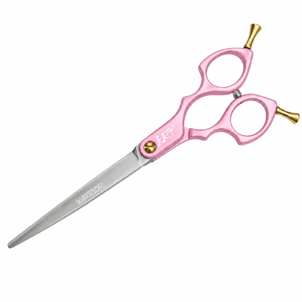 SHARK WARRIOR Aluminium Handle 7" Schaar 18 cm. Pink