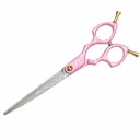 SHARK WARRIOR Aluminium Handle 7" Schaar 18 cm. Pink
