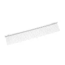Comb TAURO PRO LINE, metallic, sparse teeth, L, 24.5 cm