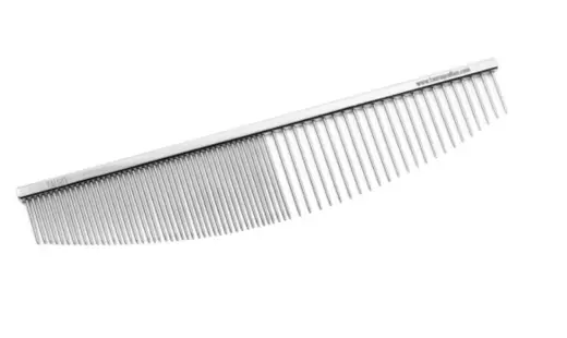 [1600097] Comb TAURO PRO LINE, metallic, oval, L, 16.5 cm