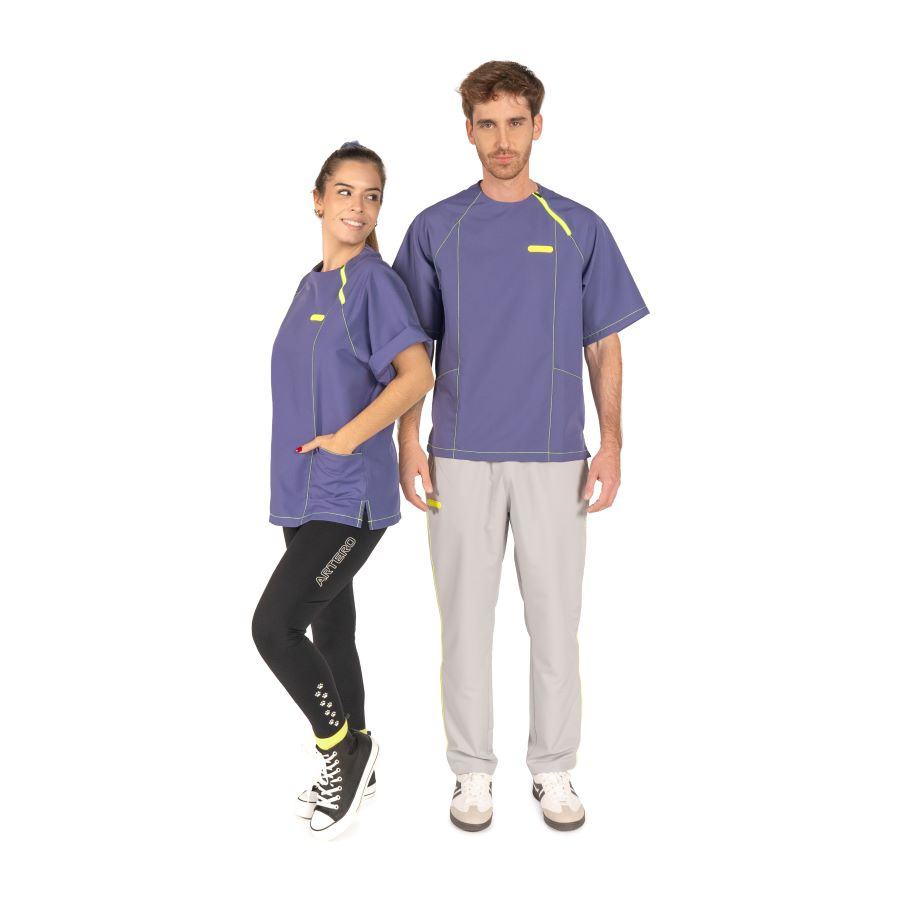 [1321975] Artero Blue Smock w. zipp MANILLA (XS)