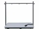 Dubbele Tafelbeugel Grijs King  / Super Scissor + Inox staander