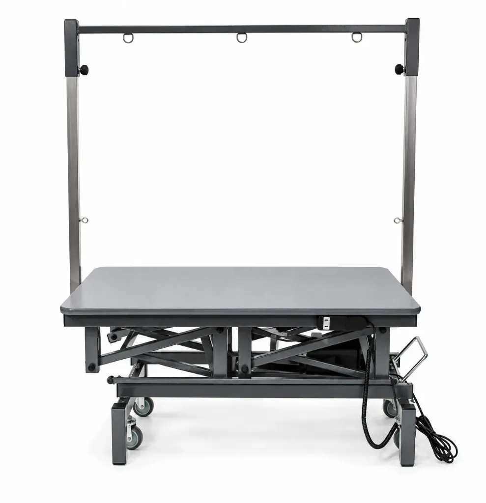 [1300024] Elektrische Trimtafel Ravenstein met wielen Supra Grijs (grijs)