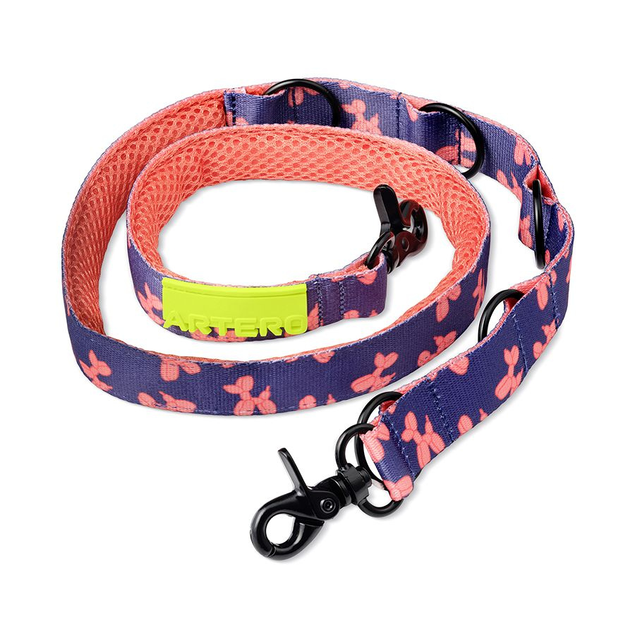 [1300324] ARTERO HUDSON strap w poodle print 95 cm. - Y582
