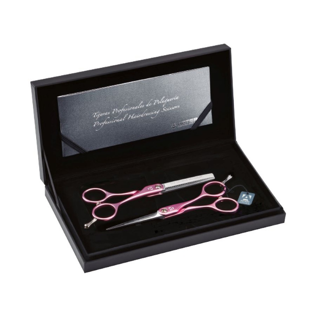 [1540302] Artero Set scissors Symetric Pink 5,5"