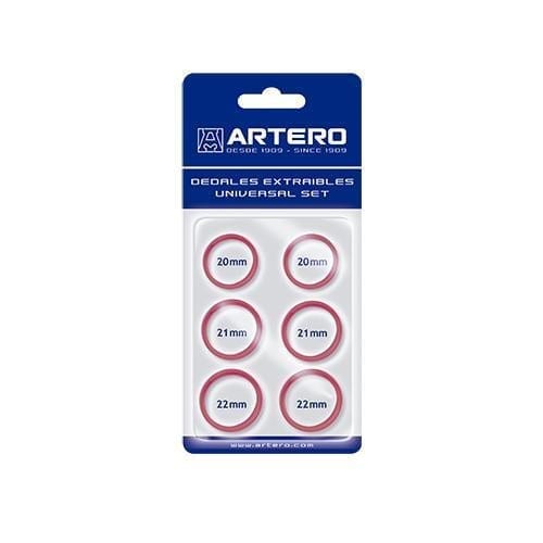 Artero set vingerringen rood 2