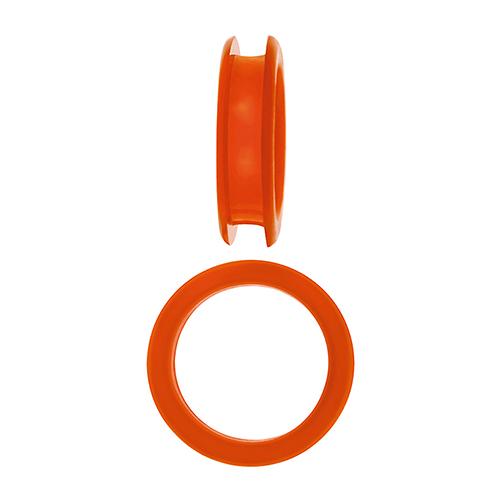 [1500041] Artero silicone vingerring oranje 6 stuks