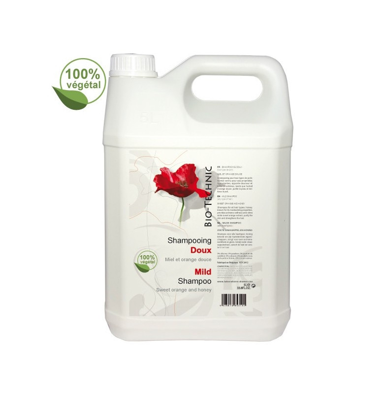 [1000902] BIO-TECHNIK Zachte biologische shampoo (5 liter)