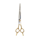 TAURO PRO LINE Scissor Curvy Left 19cm 7,5" Golden Handles