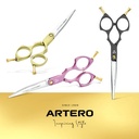ARTERO SCISSOR FUSION CURVY PINK 6"